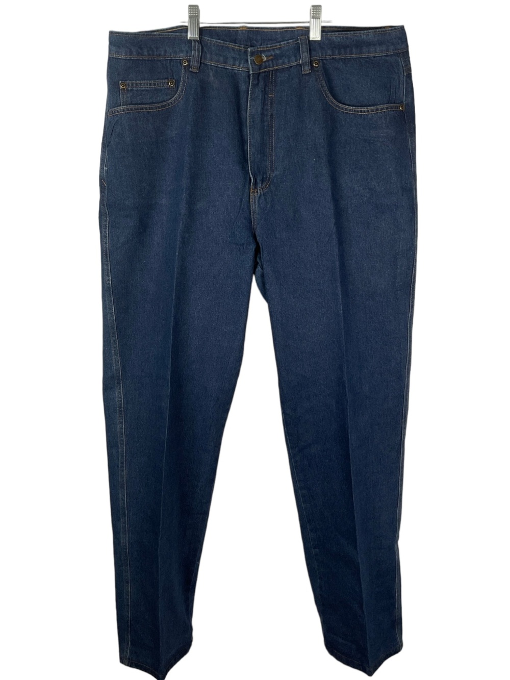 Victory Outfitters Flannel Lined Jeans Mens 36x34 Plaid Insulated Blue Denim